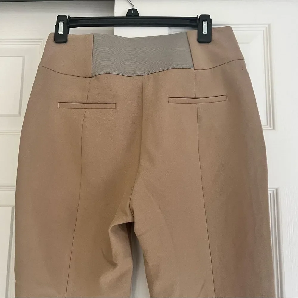 Peserico Slim Fit Trousers Style P04752 IT 42 US 6 Tan NEW